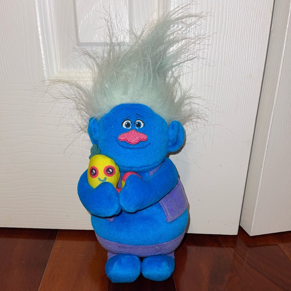 Hasbro Blue Stuffed Animal with Star Accents